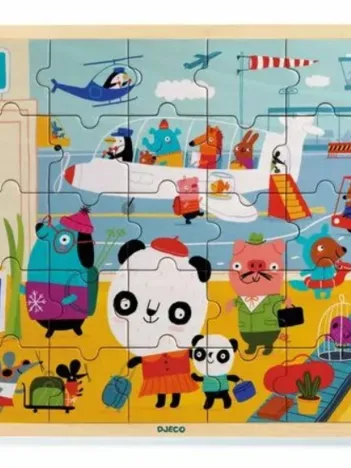 Produit Puzzle Cadre en Bois - Puzzlo Airport Image
