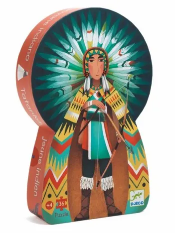Produit Puzzle Silhouette - Tatanka, jeune indien Image