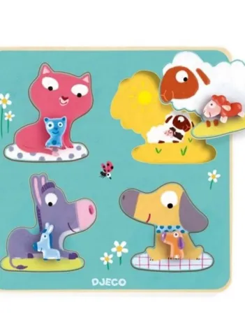 Produit Puzzle en Bois - Mamifarm Image