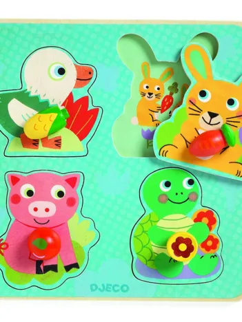 Produit Puzzle en Bois - Croc-carrot Image