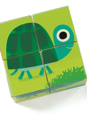 Produit Puzzle Cubes en Bois - Scouic & Co Image