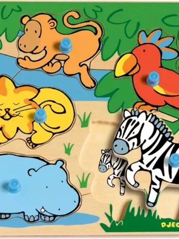 Produit Encastrement en Bois, Bouton - Surprises de la Savane Image