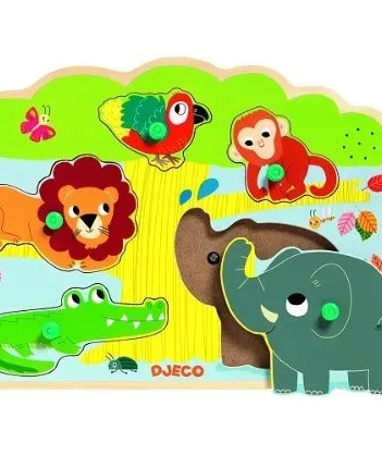 Produit Puzzle sonore en bois / Encastrement : Baobab Image