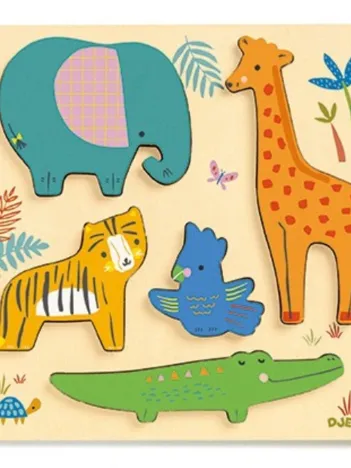 Produit Puzzle en Bois - Woodyjungle Image