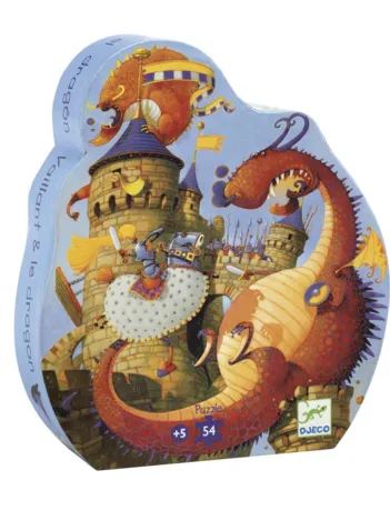 Produit Puzzle Silhouette - Vaillant & les Dragons Image