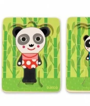Produit Puzzle en Bois - Panda Image