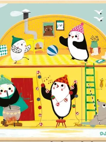 Produit Puzzle en Bois 3 niveaux. Igloo Image