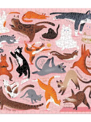 Produit Yoga pour Chats - Puzzle Image