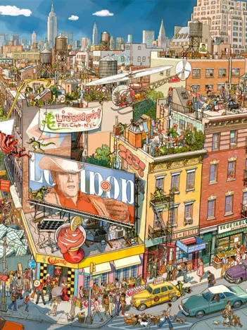 Produit Boite Triangulaire - Superhero Movie Image