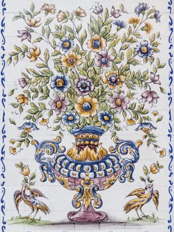 Produit Art on Tiles - Vase Fleuri Image