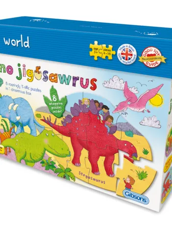 Produit 8 Puzzles - Dino Jigosawrus Image