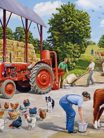 Produit A Busy Farmyard Image