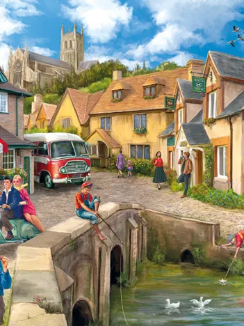 Produit 2 Puzzles - Marcello Corti: Then & Now Image