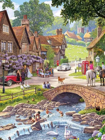 Produit 2 Puzzles - Steve Crisp - Summer Days & Snowflakes Image