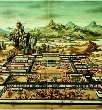 Produit Art Chinois : Palais impérial de Yuanming-Yun Image