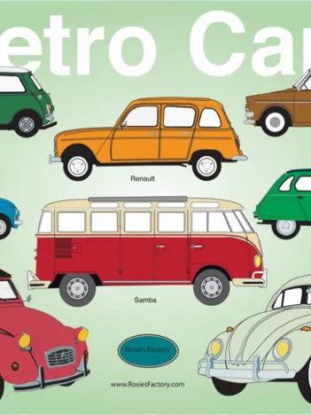 Produit Rosies Factory : Collection de Voitures Anciennes Image