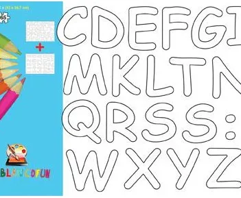 Produit 1 Puzzle Alphabet et 1 Puzzle Nombres à décorer soi-même Image