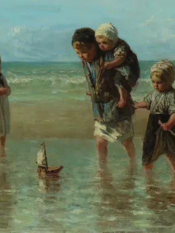 Produit Collection Rijksmuseum Amsterdam - J. Israels : Enfants à la Mer Image