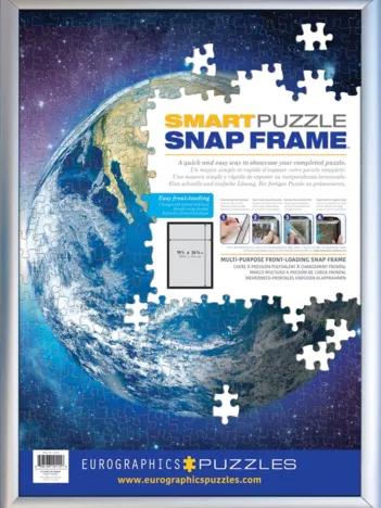 Produit Cadre à clipser - Couleur Aluminium pour Puzzle 67,6 x 48,9 cm Image