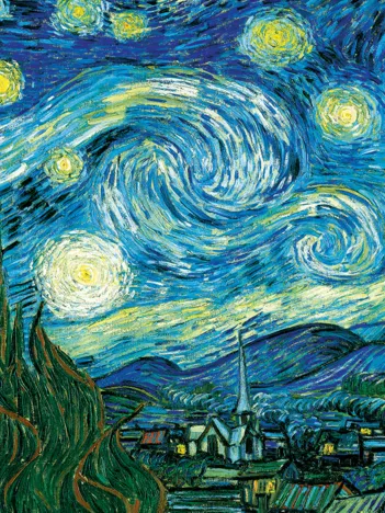 Produit Pièces XXL - Van Gogh Vincent - Nuit Etoilée sur le Rhône Image