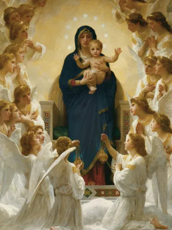 Produit William A. Bouguereau : Vierge avec Anges Image