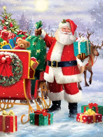 Produit Santa with Sled Image