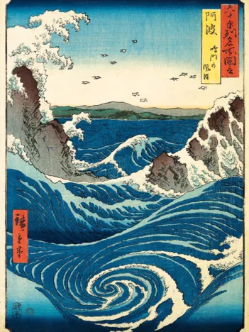 Produit Utagawa Hiroshige - Tourbillon de Naruto Image