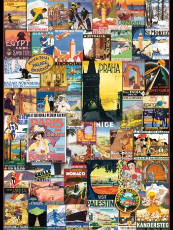 Produit Travel around the World - Vintage Posters Image