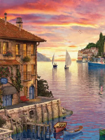 Produit Dominic Davison - Mediterranean Harbor Image