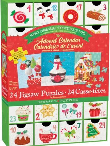 Produit Calendrier de l'Avent - Sweet Christmas - 24 Puzzles Image