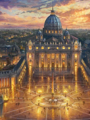 Produit Thomas Kinkade - Le Vatican Image