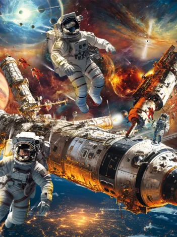 Produit Magie des Galaxies : En Apesanteur dans l'Espace Image