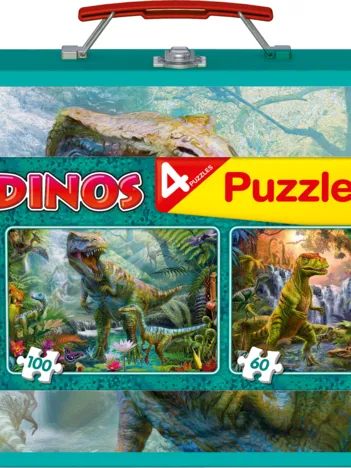 Produit 4 Puzzles - Dinosaures Image