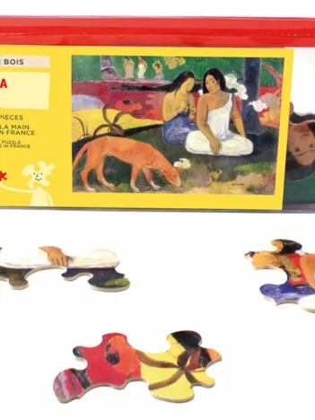 Produit Puzzle en Bois Découpé à la Main - Gauguin Paul : Arearea Image