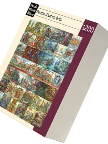 Produit Puzzle en Bois Découpé à la Main - Florence Magnin : Tarots D'Ambre Image