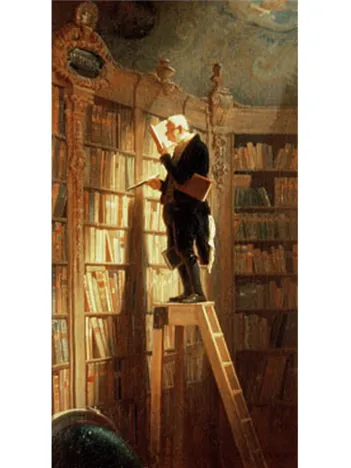 Produit Puzzle en Bois Découpé à la Main - Daumier : Le Rat De Bibliothèque Image