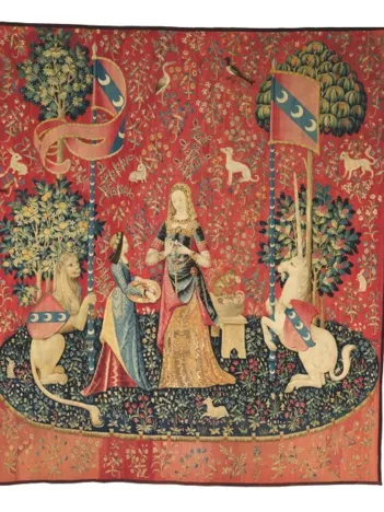 Produit Puzzle en Bois Découpé à la Main - La Dame À La Licorne Image