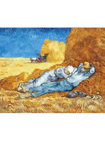Produit Puzzle en Bois Découpé à la Main - Vincent Van Gogh : La Méridienne Image