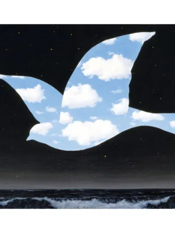 Produit Puzzle en Bois Découpé à la Main - Magritte : L'Oiseau Du Ciel Image