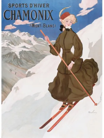 Produit Puzzle en Bois Découpé à la Main - Chamonix, La Skieuse Image