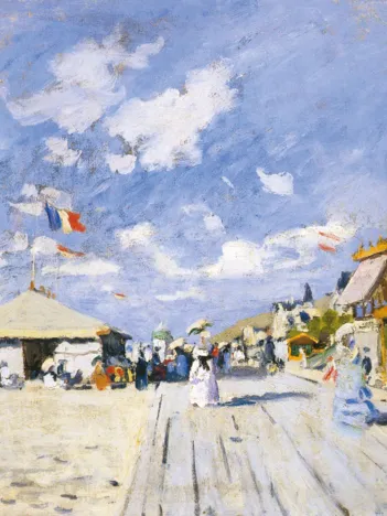 Produit Puzzle en Bois Découpé à la Main - Sur Les Planches De Trouville Image