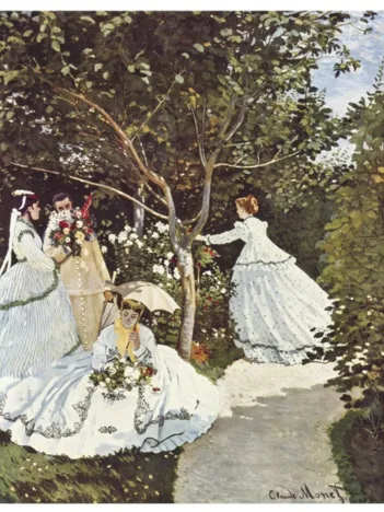 Produit Puzzle en Bois Découpé à la Main - Claude Monet - Femmes Au Jardin Image