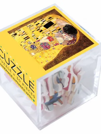 Produit Puzzle en Bois Découpé à la Main - Klimt Gustav : Le Baiser Image