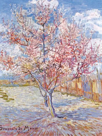 Produit Puzzle en Bois Découpé à la Main - Vincent Van Gogh - Souvenirs De Mauve Image