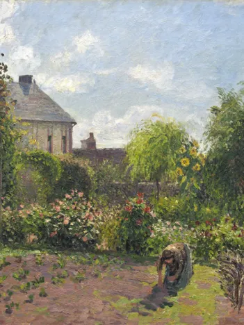 Produit Puzzle en Bois Découpé à la Main - Jardin De L'Artiste À Eragny Image