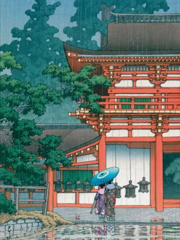 Produit Puzzle en Bois Découpé à la Main - Sanctuaire Kasuga Taisha Image