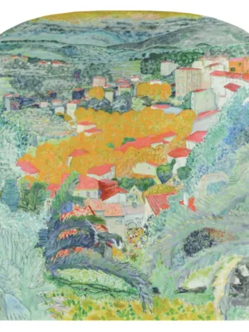 Produit Puzzle en Bois Découpé à la Main - Bonnard - Vue Du Cannet Image