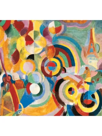 Produit Puzzle en Bois Découpé à la Main - Robert Delaunay: Hommage À Blériot Image