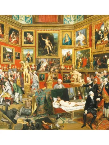 Produit Puzzle en Bois Découpé à la Main - Zoffany : La Tribune Des Offices Image