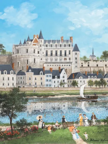 Produit Puzzle en Bois Découpé à la Main - Le Chateau D'Amboise Image